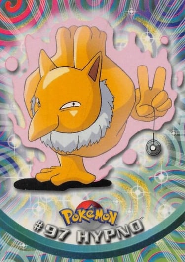 97 Hypno Topps Pokémon series 2 us