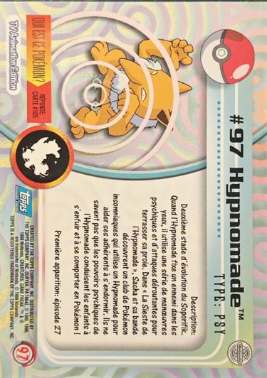 Hypnomade topps série 2