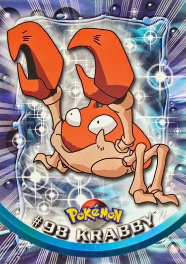 98 Krabby Topps Pokémon series 2 US