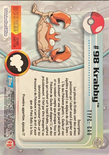 Krabby topps série 2