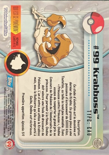 Krabboss topps série 2