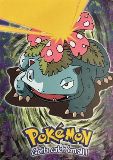 E3 Of E12 Venusaur Topps Pokémon The First Movie