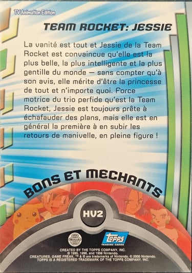 HV2 Jessie topps série 2