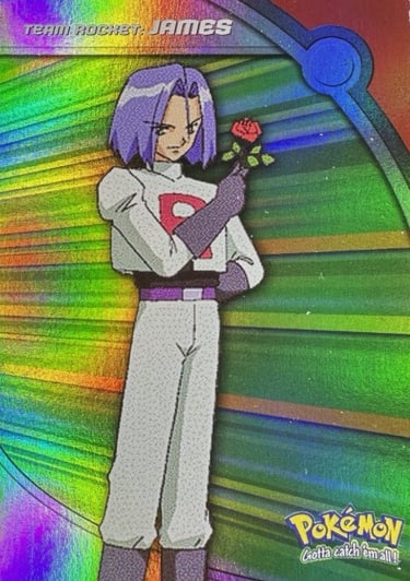 HV4 James Topps Pokémon series 2 US rainbow foil