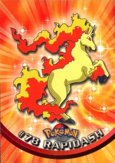78 Rapidash Topps Pokémon series 2 US