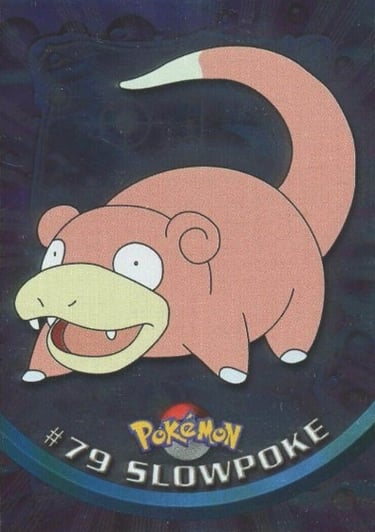 79 slowbro Topps Pokémon series 2 US smooth foil