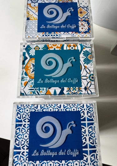 Porta tovaglioli Bar personalizzati in plexiglass