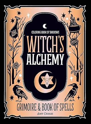 Coloring Book of Shadows: Witch's Alchemy