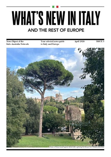 What's New In Italy April edition cover page