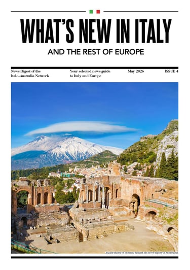 What's New In Italy magazine May edition cover
