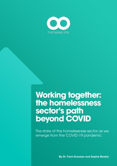 Working together: the homelessness sector's path beyond COVID
