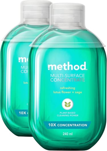 a bottle of method to cleansepto