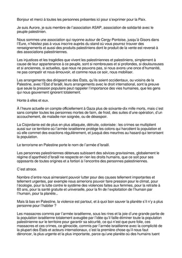intervention d'Aurore le 13/12/2025 à Conflans-Sainte-Honorine 1/2