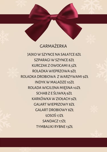 GARMAŻERKA WIGILIJNA