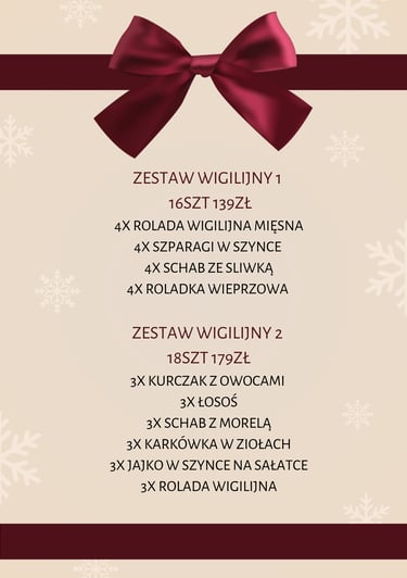 ZESTAWY WIGILIJNE