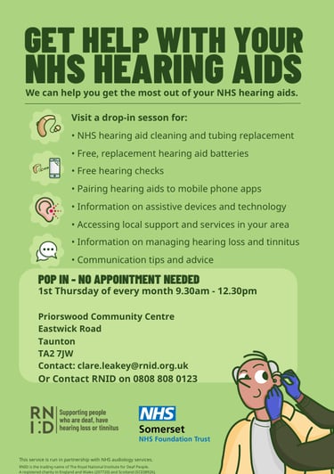 rnid hearing loss somerset