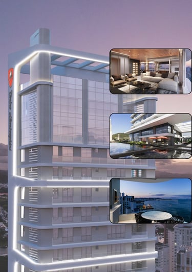 Apartamento em fase final de obras, em Balneário Camboriú, com 04 suítes.