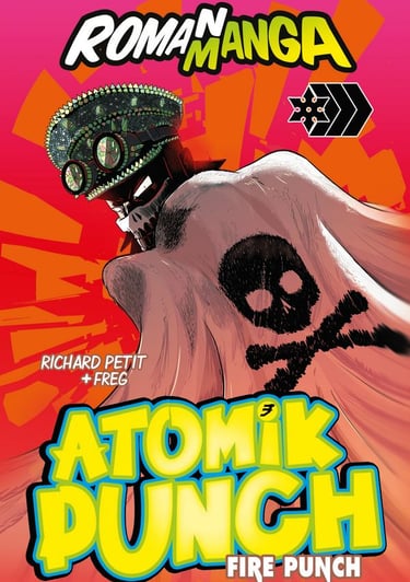 Couverture du 3e tome d'Atomik Punch