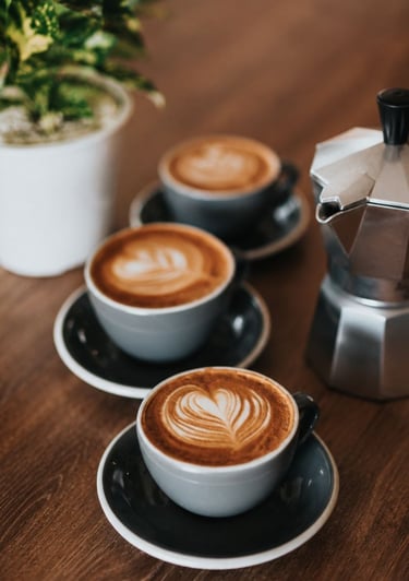 Italian coffee and cappuccino at Radici Café & Catering, Italian cafe in Adelaide