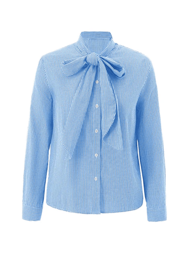 sky blue plaid shirt