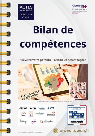 Programme Bilan de compétence