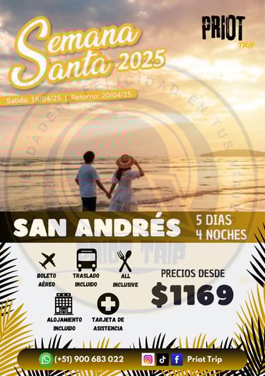VIAJA DESDE LIMA PERU A SAN ANDRES EN SEMANA SANTA