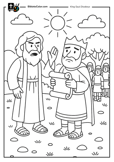 king Saul disobeys