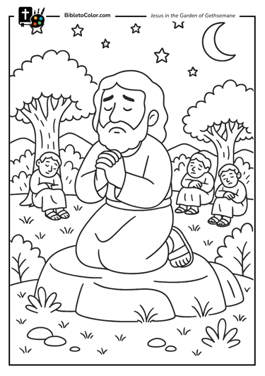 Jesus in the Garden of Gethsemane