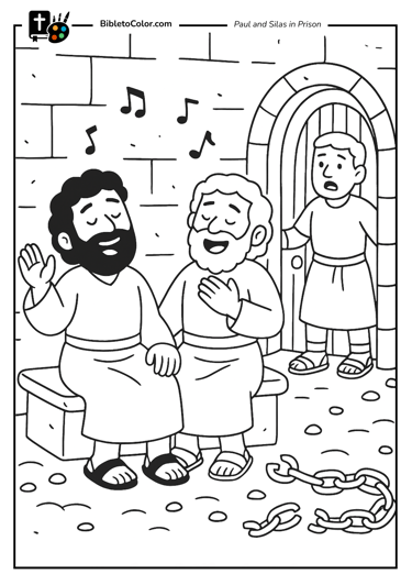 Paul and Silas in Prison