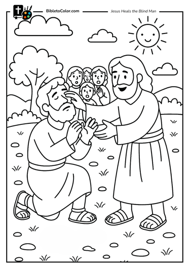 Jesus Heals the Blind Man