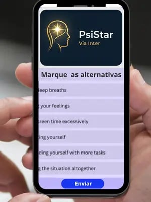 Aplicativo para equilíbrio emocional e bem-estar da Via Inter.