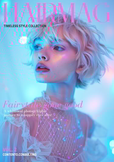 hairmag, virtual magazine, contento consulting, creazione immagini