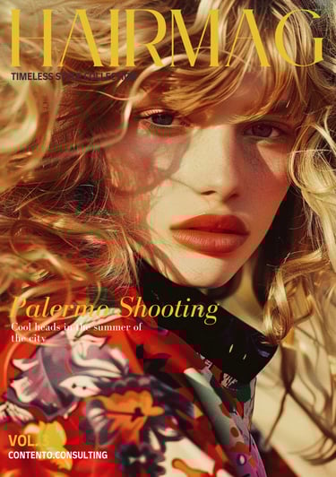 hairmag, virtual magazine, contento consulting, creazione immagini