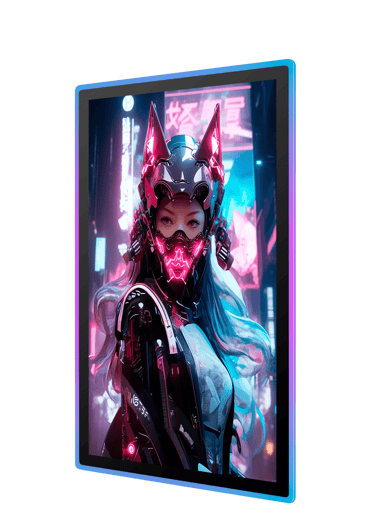 ClaraTech industrial 4K flat touch monitor with IK10 glass for slot machine displays