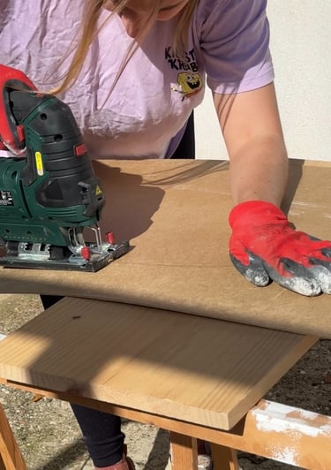 réaliser soi même une bibliothèque en arche