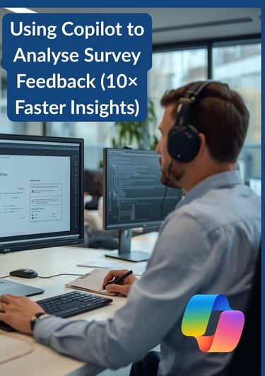 sing Copilot to analyse survey feedback and surface themes