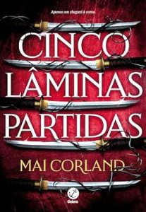 capa do livro cinco laminas partidas