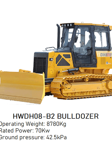 a brand new HWDH08-B2 Bulldozer is shown in this image