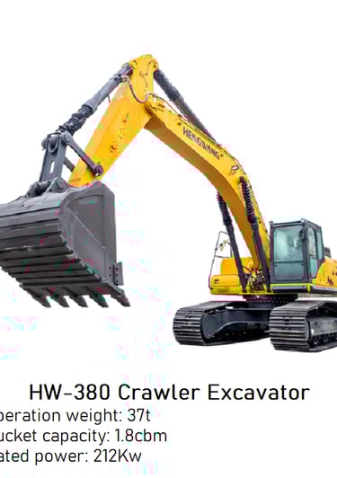 Brand New 37000kg HW-380 Crawler Excavator image