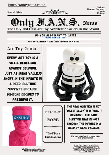 art toy newsletter for collector by art toy gama collective