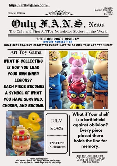 Only F.A.N.S. Art Toy News newsletter trajan emperor
