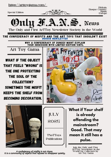 the confederacy of misfits art toys only fans