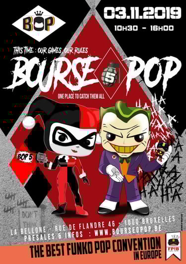 Bourse O Pop 5 - Harley Quinn et le Joker