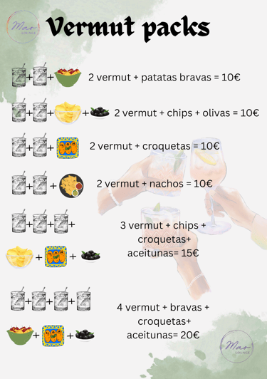 Carta pack vermut MaoLounge