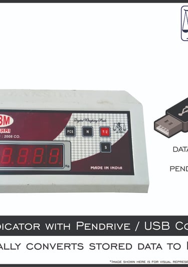 USB / Pendrive Connectivity Weighing Scales