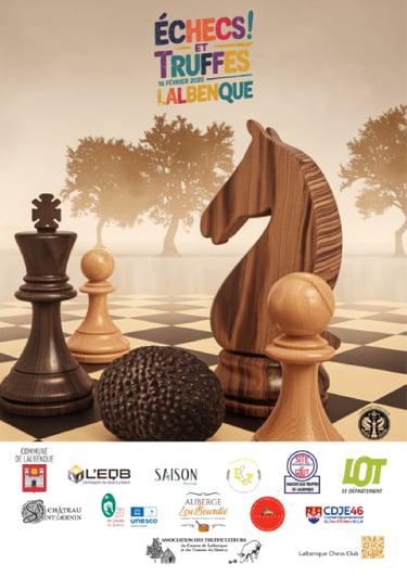 Affiche Échecs et Truffes