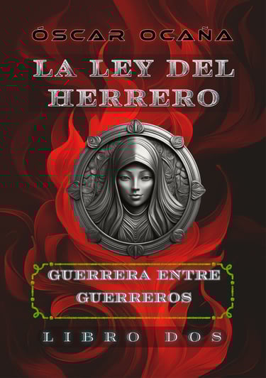 Portada alternativa no publicada de la novela La Ley del Herrero de Óscar Ocaña Parrón