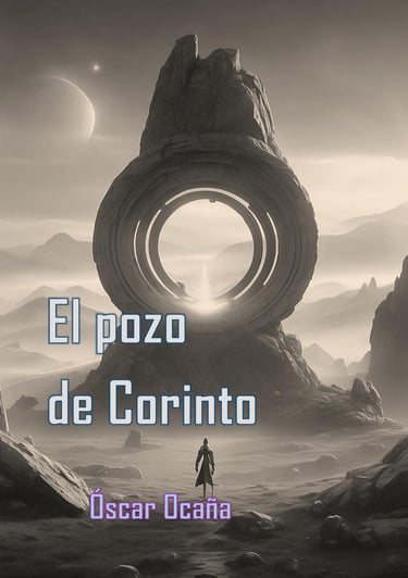 Portada del libro de Fantasía y Terror 'El Pozo de Corinto' de Óscar Ocaña Parrón