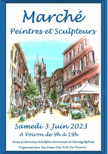 Marché Peintres et sculpteurs Voiron