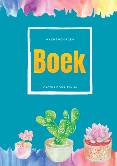 Wachtwoordenboekje Cactus van Joyce Staneke-Meuwissen 